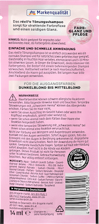 Tönungsshampoo 7.4 Kupfergold  réell‘e