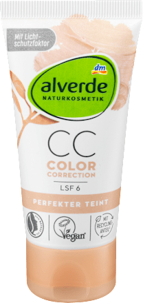 CC krém Color Correction s OF 6 alverde NATURKOSMETIK
