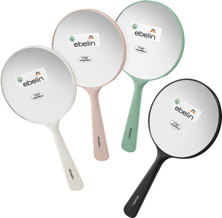 Handspiegel mit 2-facher Vergrößerung       ebelin