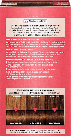 Intensiv Color Creme Karamellbraun 7.04 réell‘e
