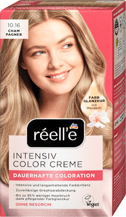 barva na vlasy Intensiv Color Creme 10.16 champagner réell‘e