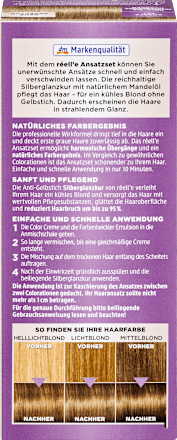 Ansatzset Dauerhafte Coloration 9.0 Hell bis Mittelblond réell‘e