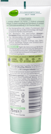 Zahnpasta 5in1 Nanaminze alverde NATURKOSMETIK