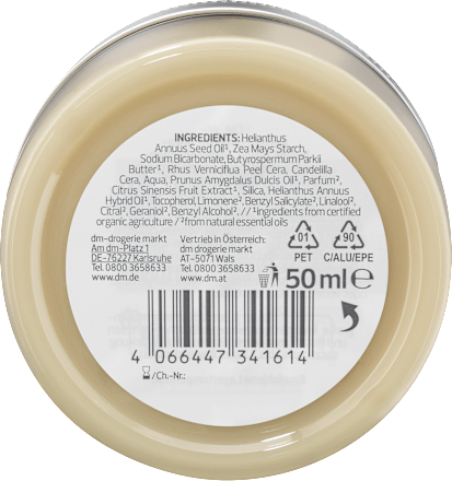 Deo Creme Orange mit Natron und Zink alverde NATURKOSMETIK