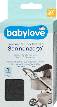 Sonnensegel anthrazit  babylove