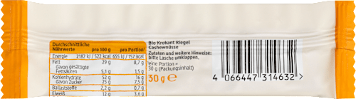 Krokantriegel, Cashew dmBio