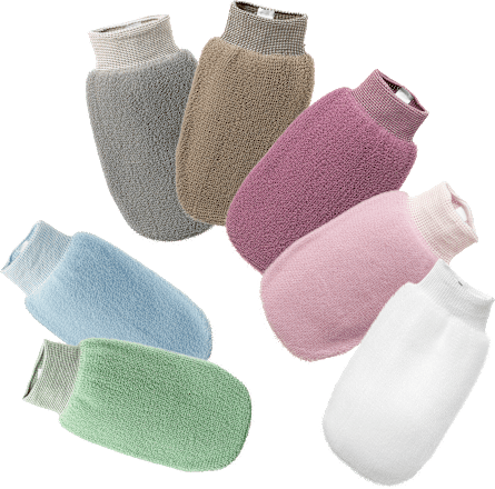 Massage- und Peelinghandschuh ebelin