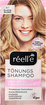 Tönungsshampoo Platinblond 8.1 réell‘e
