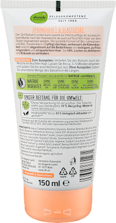 2in1 Balsam Locken Traube, Leinsamen alverde NATURKOSMETIK