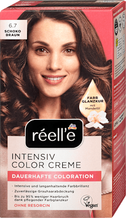 barva na vlasy Intensiv Color Creme 6.7 čokoládová hnědá réell‘e
