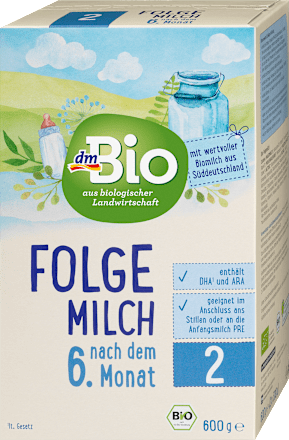 Folgemilch 2 nach dem 6. Monat dmBio