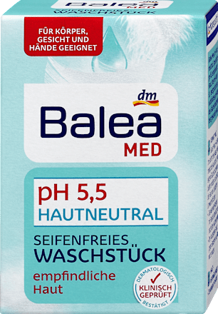 Sapone solido senza sapone pH 5,5 Balea med