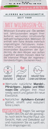 Gesichtsöl Wildrose  alverde NATURKOSMETIK