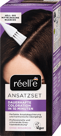 Zestaw do koloryzacji odrostów jasny i średni brąz 6.0 réell‘e