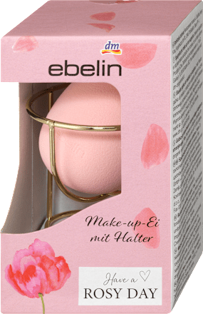 Make-up Ei mit Halter Have a rosy day ebelin