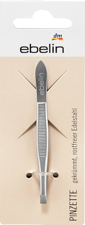 Szemöldökcsipesz, hajlított végű ebelin