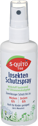 Sprej za zaščito pred insekti S-QUiTO free