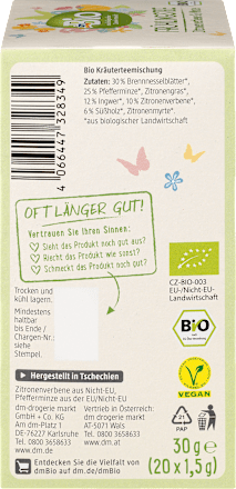 Prolećni čaj, limun,verbena i nana dmBio