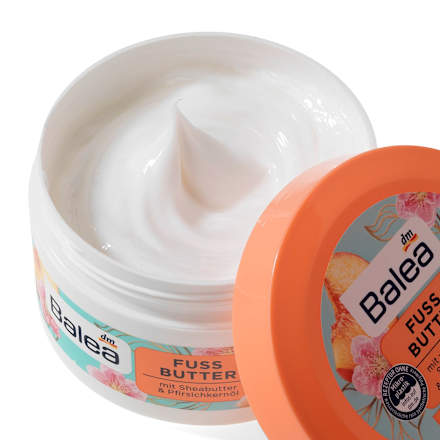 Fußbutter Sheabutter & Pfirsichkernöl Balea