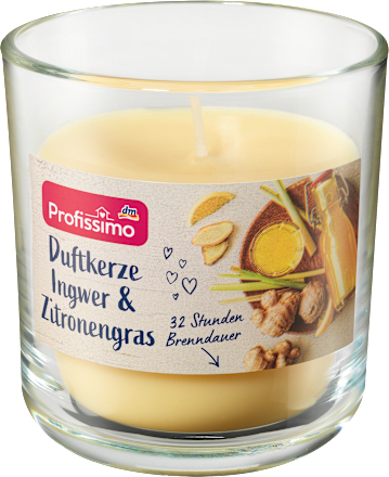 Profissimo Świeca zapachowa w szkle imbir z trawą cytrynową Profissimo