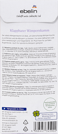 Klappbarer Wimpernkamm Blooming Spring ebelin