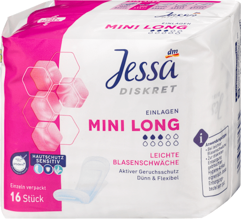 Wkładki na lekkie nietrzymanie moczu Jessa DISKRET