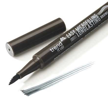 Augenbrauenstift Easy Microfilling Long Lasting 040 Ebony Brown trend !t up