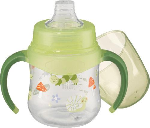 Trinklernflasche Weithals, grün, 150 ml babylove