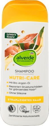 Šampon za lase Nutri-Care z bio arganovim oljem alverde NATURKOSMETIK