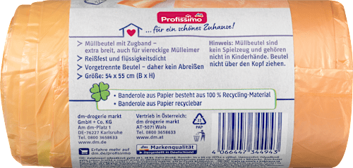 Vreće za smeće s vezicama – 25 l Profissimo