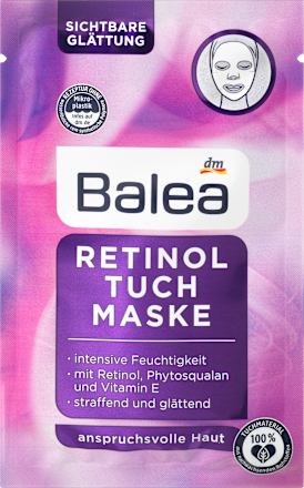 Maska za obraz z retinolom Balea