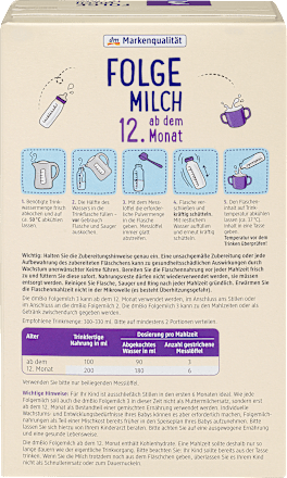 Folgemilch 3 ab dem 12.Monat dmBio