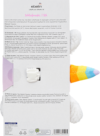 Schlafmaske Rainbow Magic ebelin