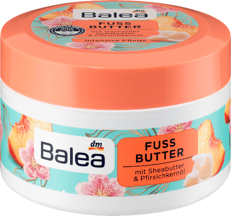 Fußbutter Sheabutter & Pfirsichkernöl Balea