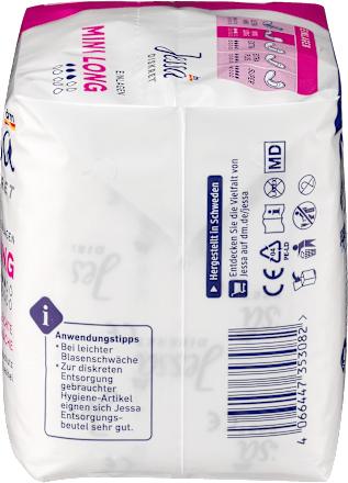 Ulošci za inkontinenciju – mini dugi Jessa DISKRET