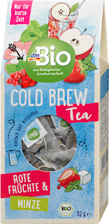 Cold Brew Tee Rote Früchte und Minze-Geschmack dmBio