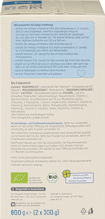 Zamensko mleko 2, formula za odojčad, od 6. meseca dmBio