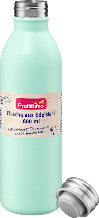 Flasche aus Edelstahl 600ml mint Profissimo