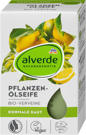 Mydło z olejami roślinnymi, werbena BIO alverde NATURKOSMETIK