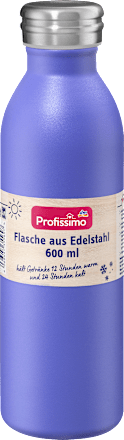 Flasche aus Edelstahl 600ml lila Profissimo