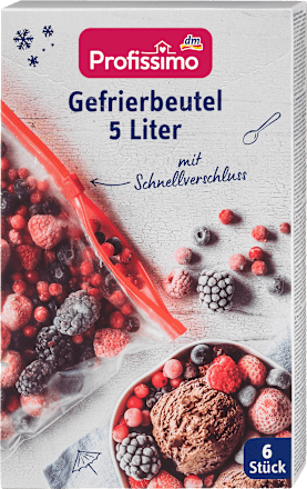 Sacchetti gelo con zip 5L Profissimo
