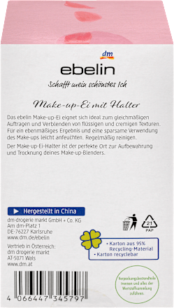 Make-up Ei mit Halter Have a rosy day ebelin