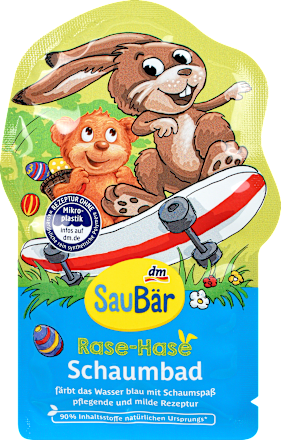 Penušava kupka- zec  SauBär