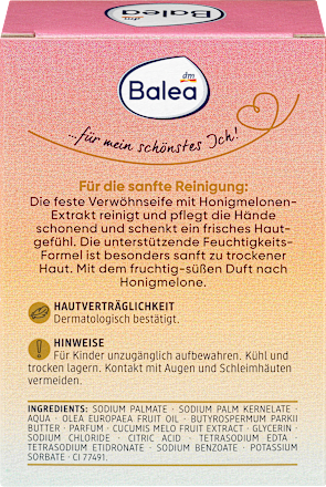 Feste Seife Honeymelon Balea