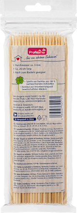 Шишчета за скара от бамбук Profissimo