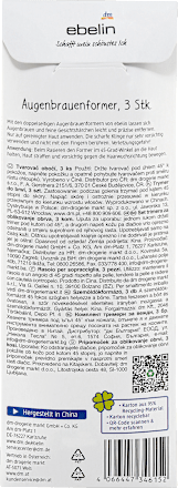 Augenbrauenformer Cozy frozy me time ebelin