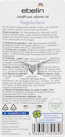 Škarjice za striženje nohtov Blooming Spring ebelin