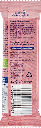 Knusperriegel Apfel-Kirsch ab 1 Jahr babylove