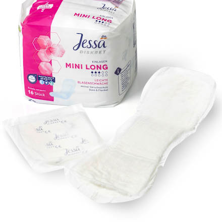 Ulošci za inkontinenciju – mini dugi Jessa DISKRET