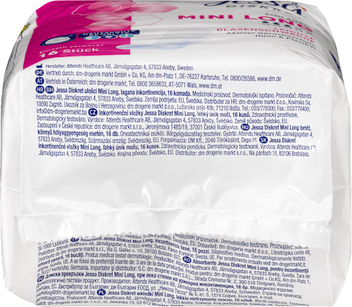 Ulošci za inkontinenciju – mini dugi Jessa DISKRET